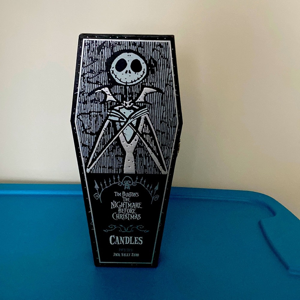 Disney nightmare before Christmas candle stick set